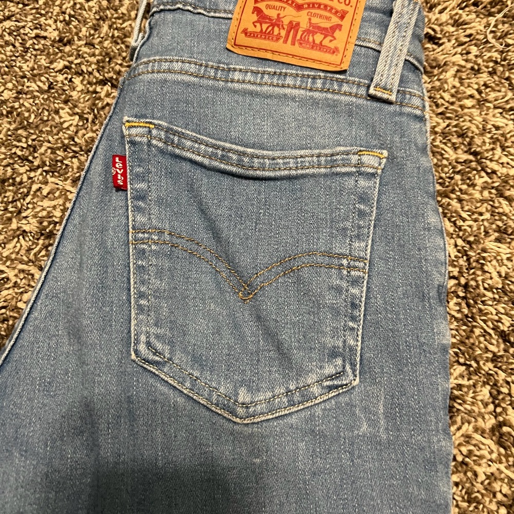 Levi's Light Blue Flared Jeans